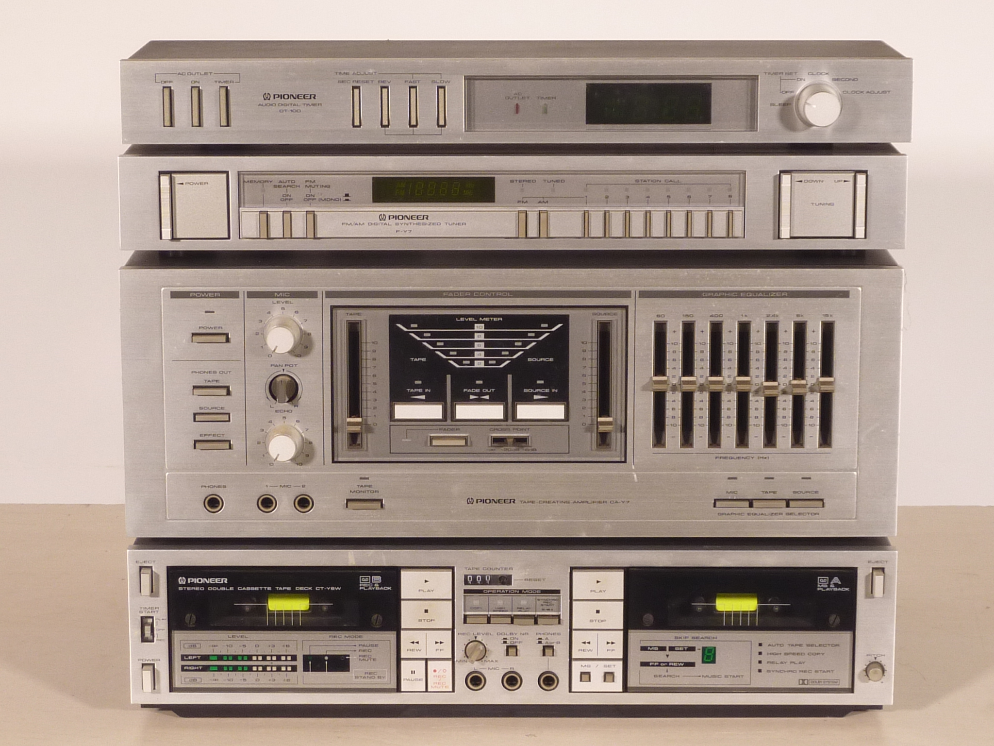 Аудиокомплекс PIONEER DT-100 F-Y7 CA-Y7 CT-Y8W